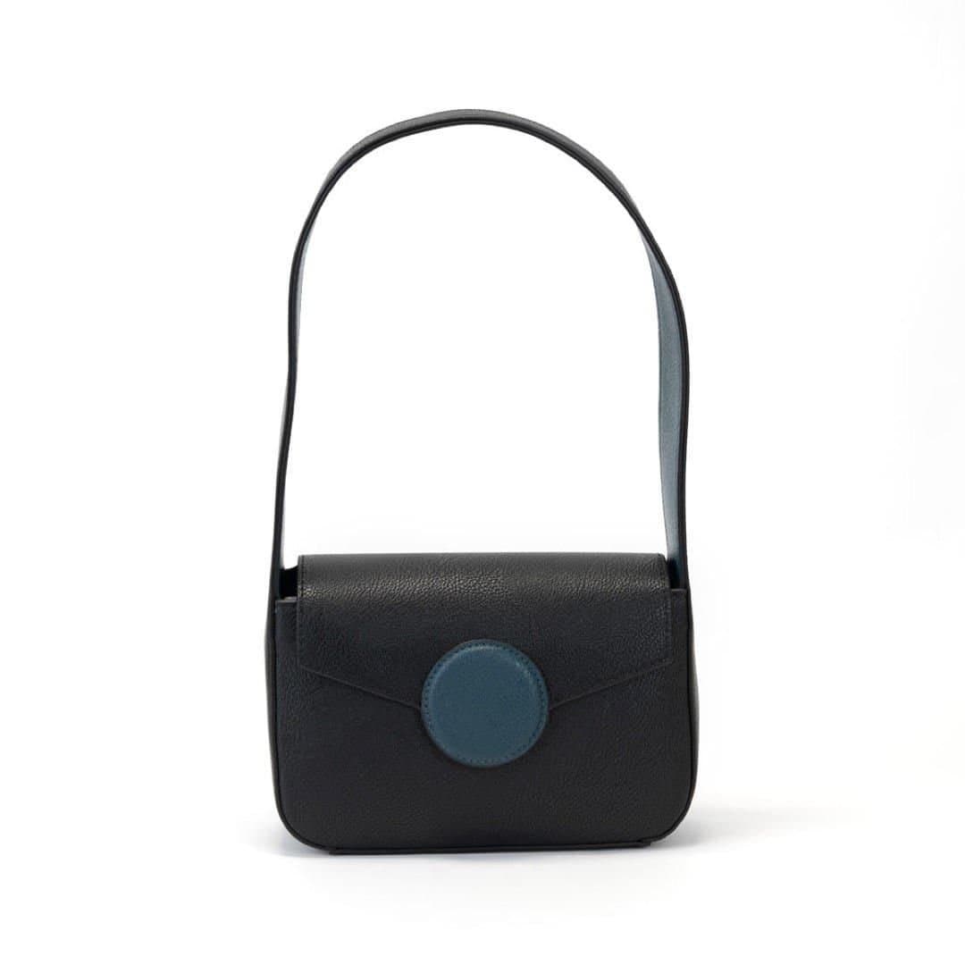 Campo Marzio Campo Marzio Black Leather Baguette Bag