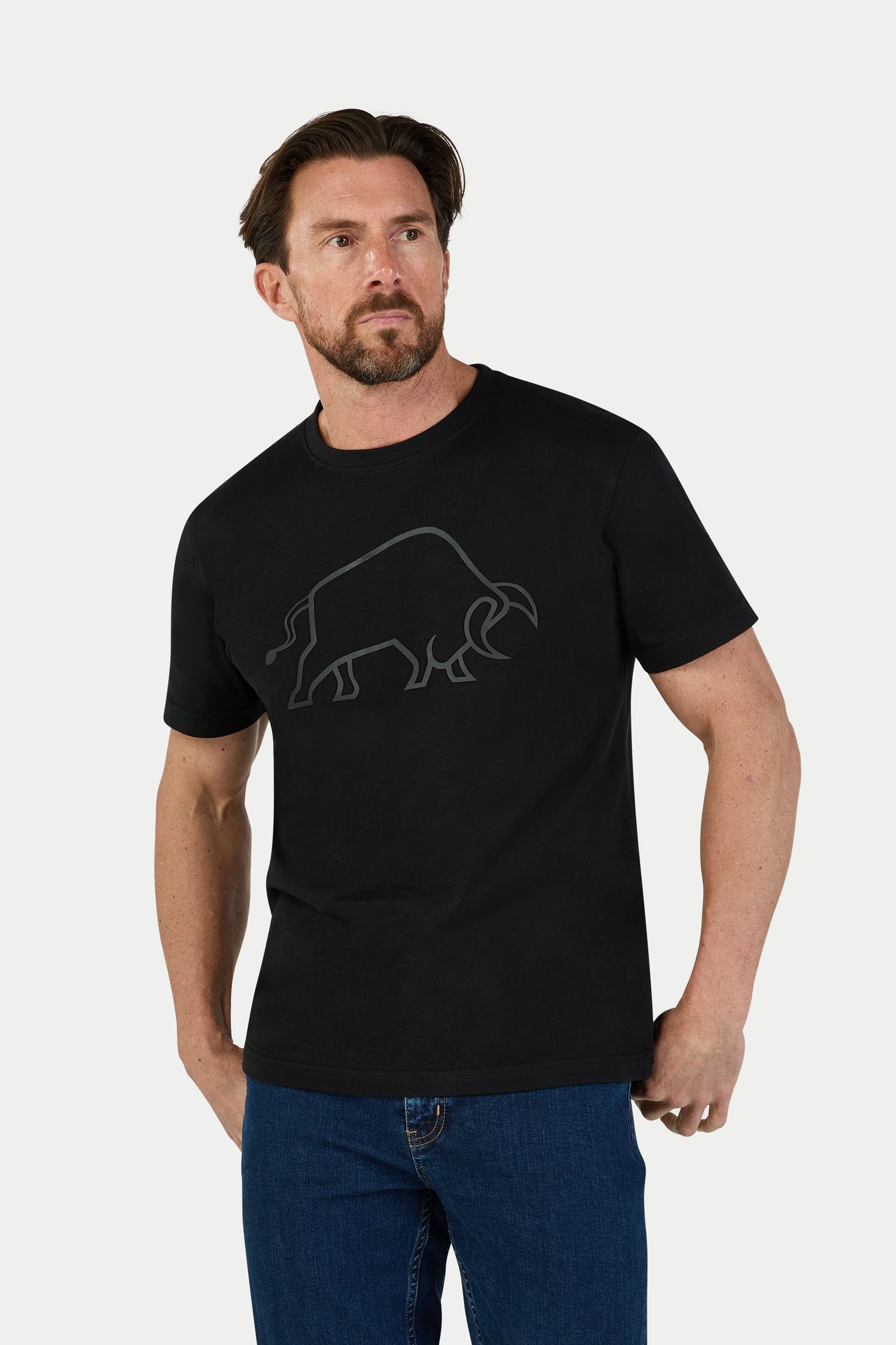 raging bull Raging Bull Men's Highbuild T-Shirt in Black