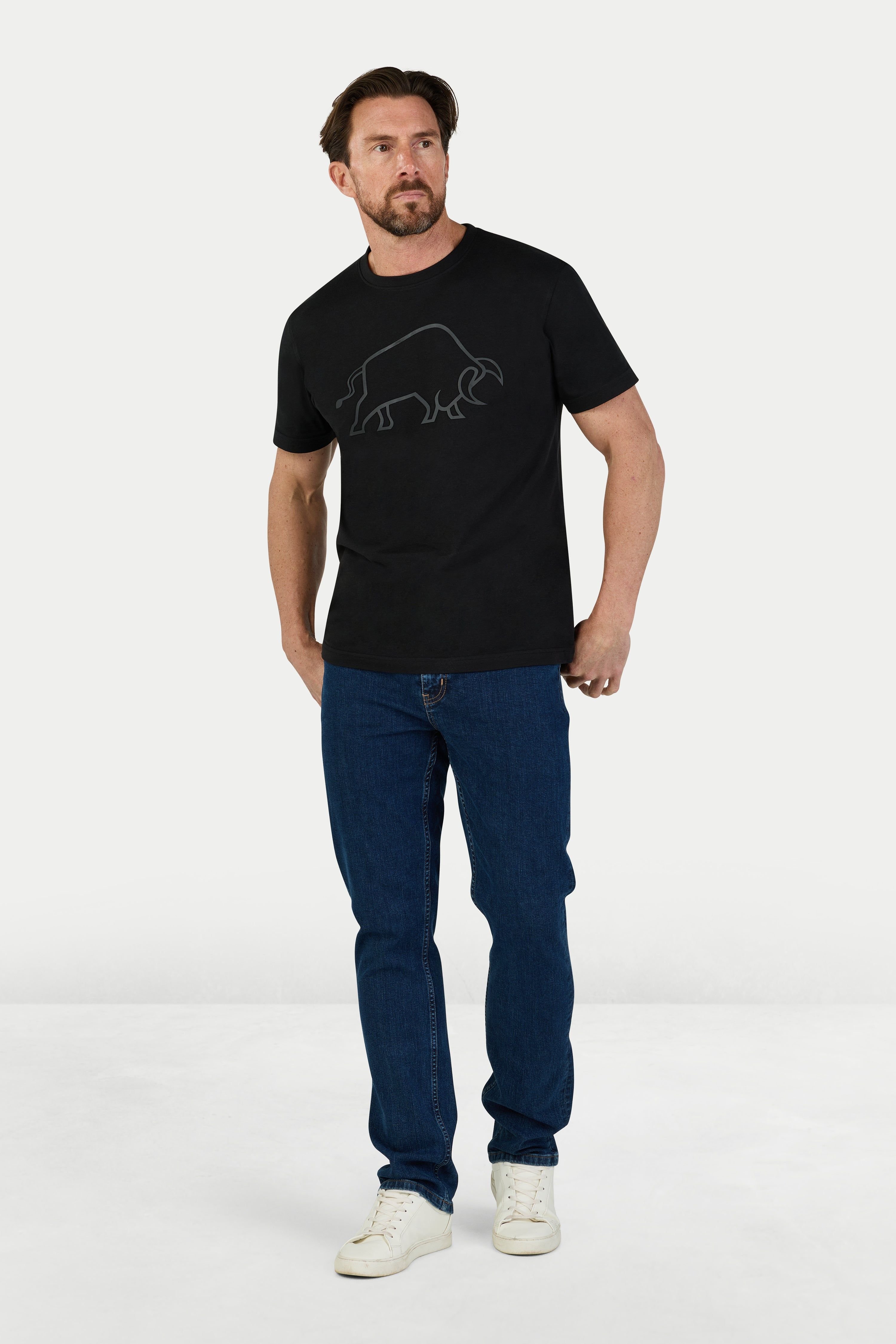 raging bull Raging Bull Men's Highbuild T-Shirt in Black - 2