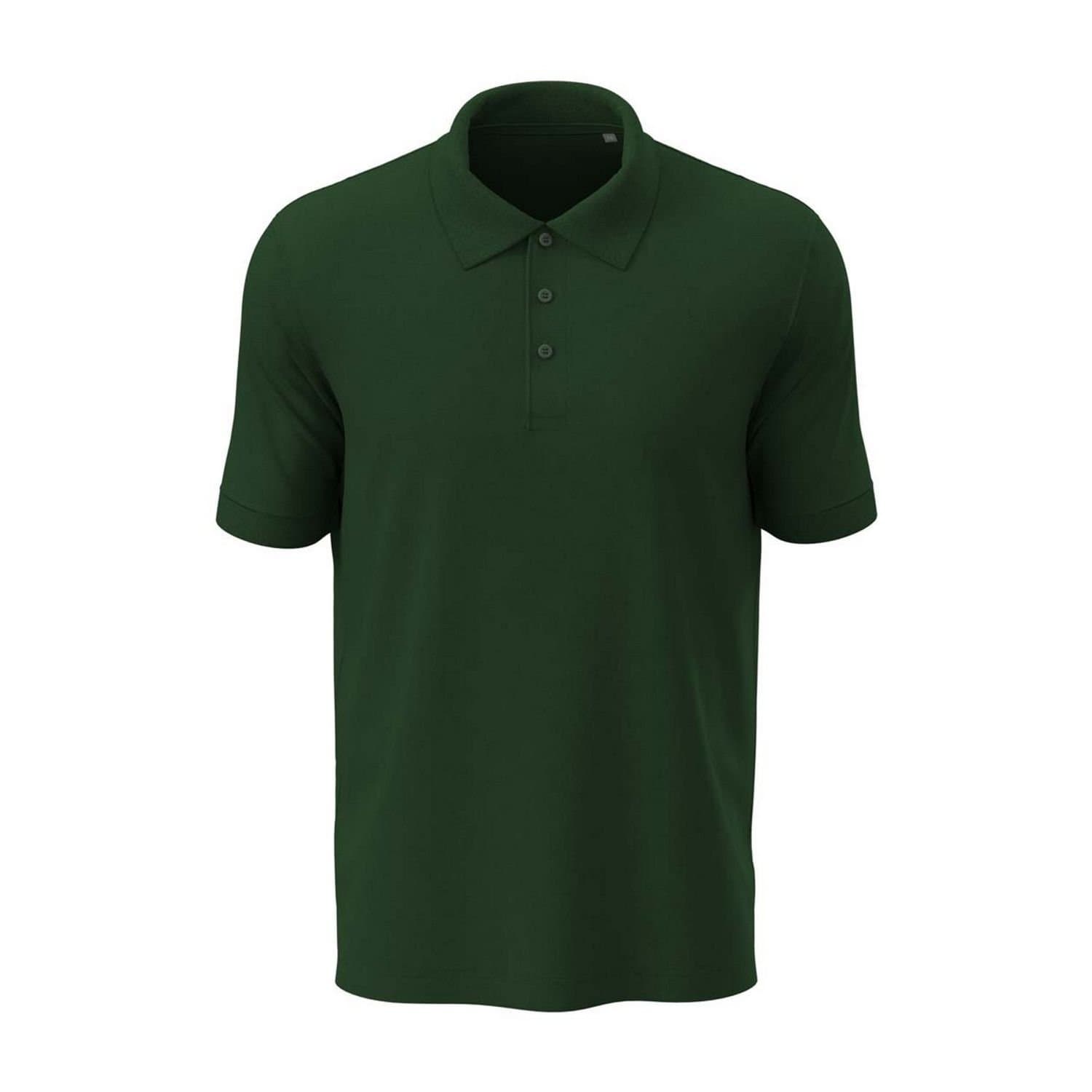 Stedman Stars Stedman Stars Men's Harper Cotton Polo in Bottle Green