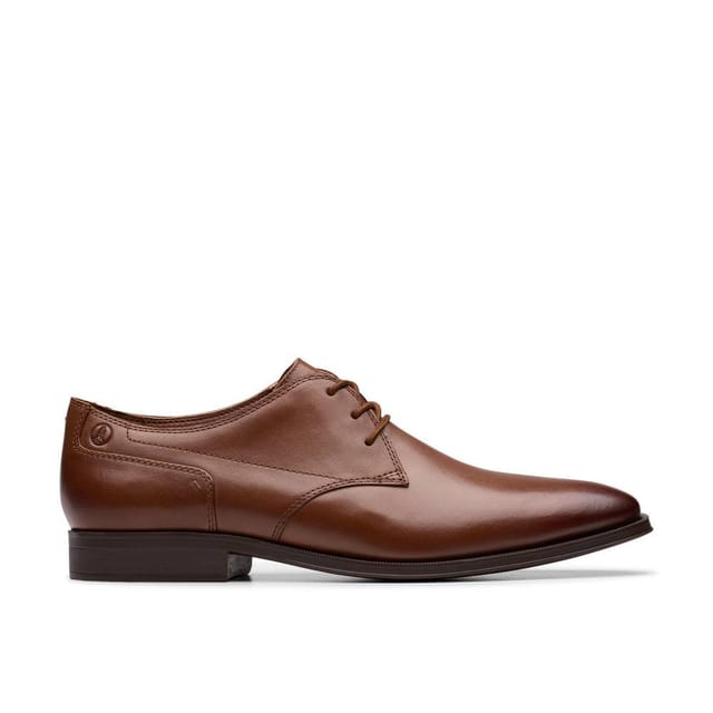 Clarks Clarks Men's Paulton Lace Tan Derby Shoes, Lace Up in Brown - 3