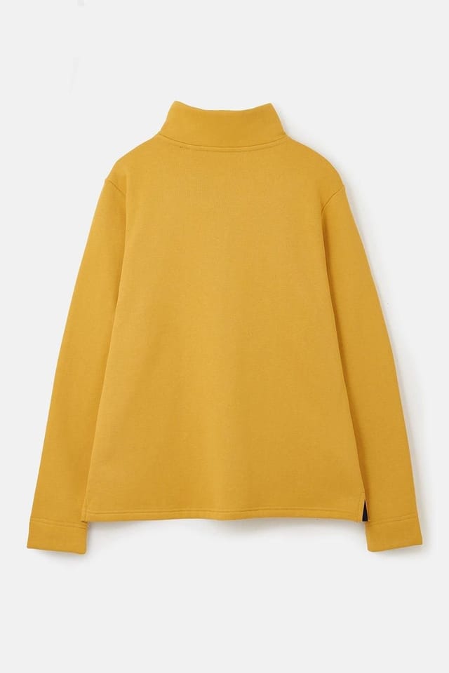 Lighthouse Clothing Lighthouse Clothing Women's Haven Jersey Popper Detail Cotton Top in Gold - 2