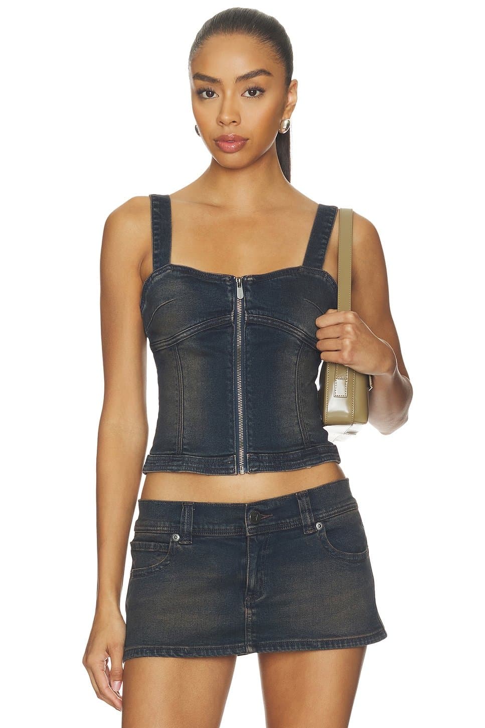 revolve Denim Bustier