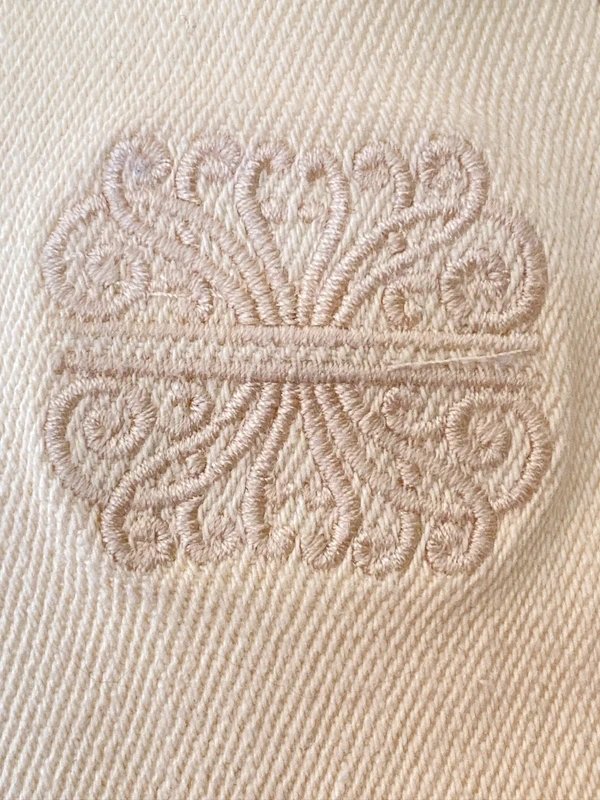 Never Fully Dressed Never Fully Dressed cream barrel leg studded jeans size 8 petite (fits 10/12) - 1