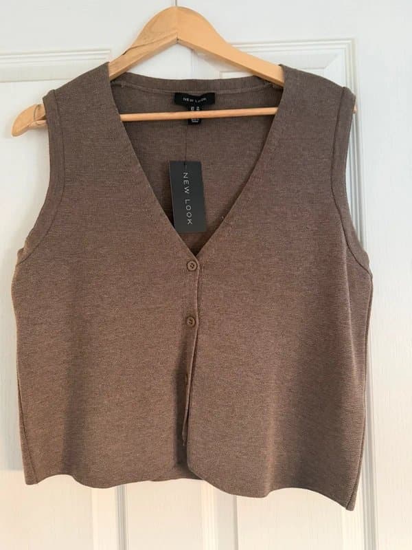 New Look New look knitted waistcoat size 14