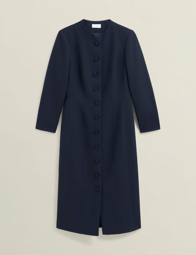 Hobbs London Hobbs London Women's Berkely Dress in Dark Navy - 2