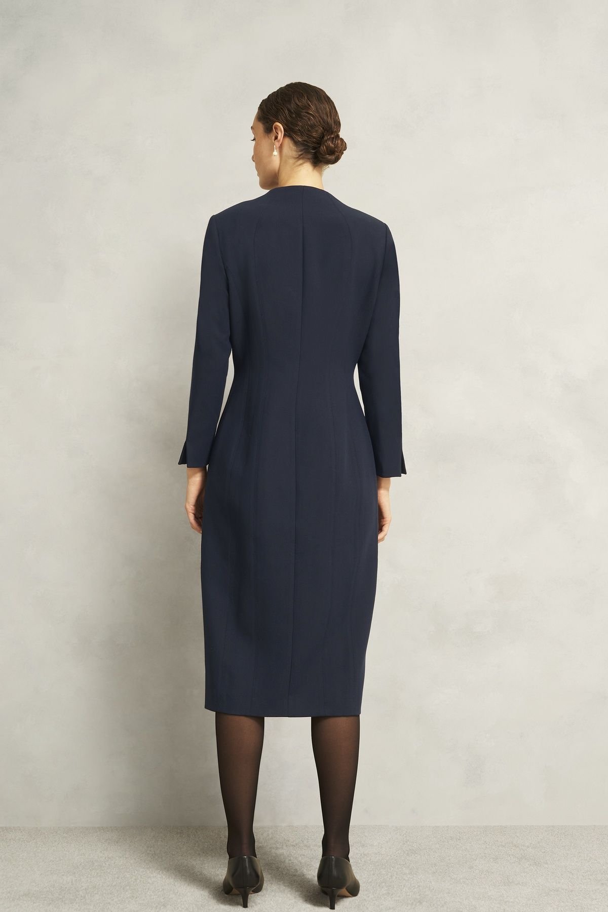 Hobbs London Hobbs London Women's Berkely Dress in Dark Navy - 4
