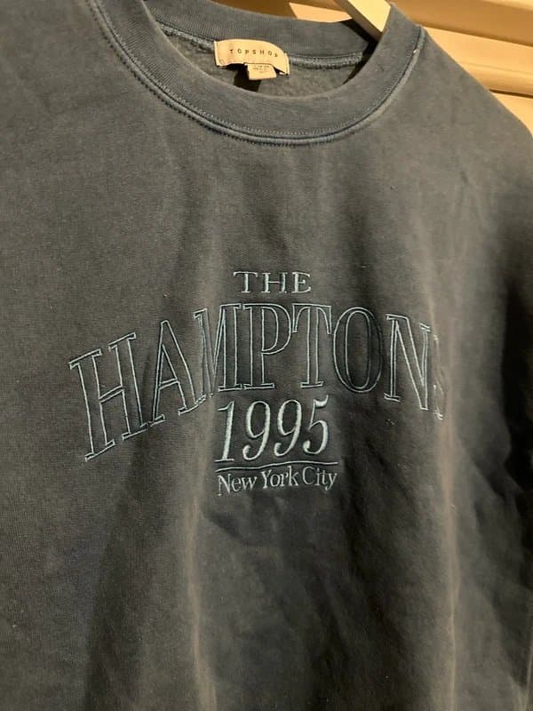 Topshop Topshop blue sweatshirt size XS