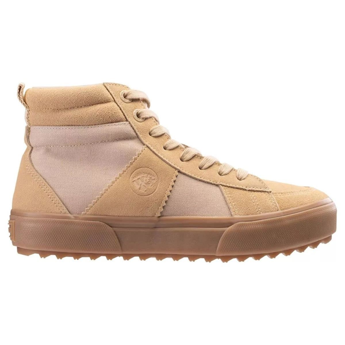 Iguana Iguana Men's Bomer Mid Suede Shoes in Beige