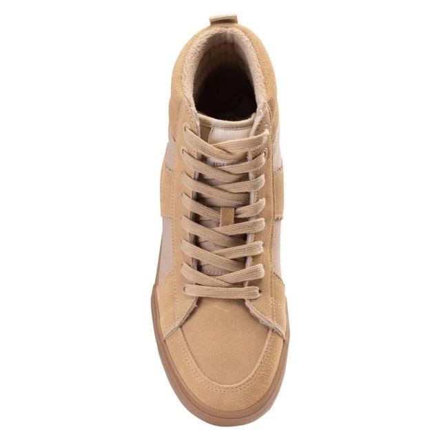 Iguana Iguana Men's Bomer Mid Suede Shoes in Beige - 3