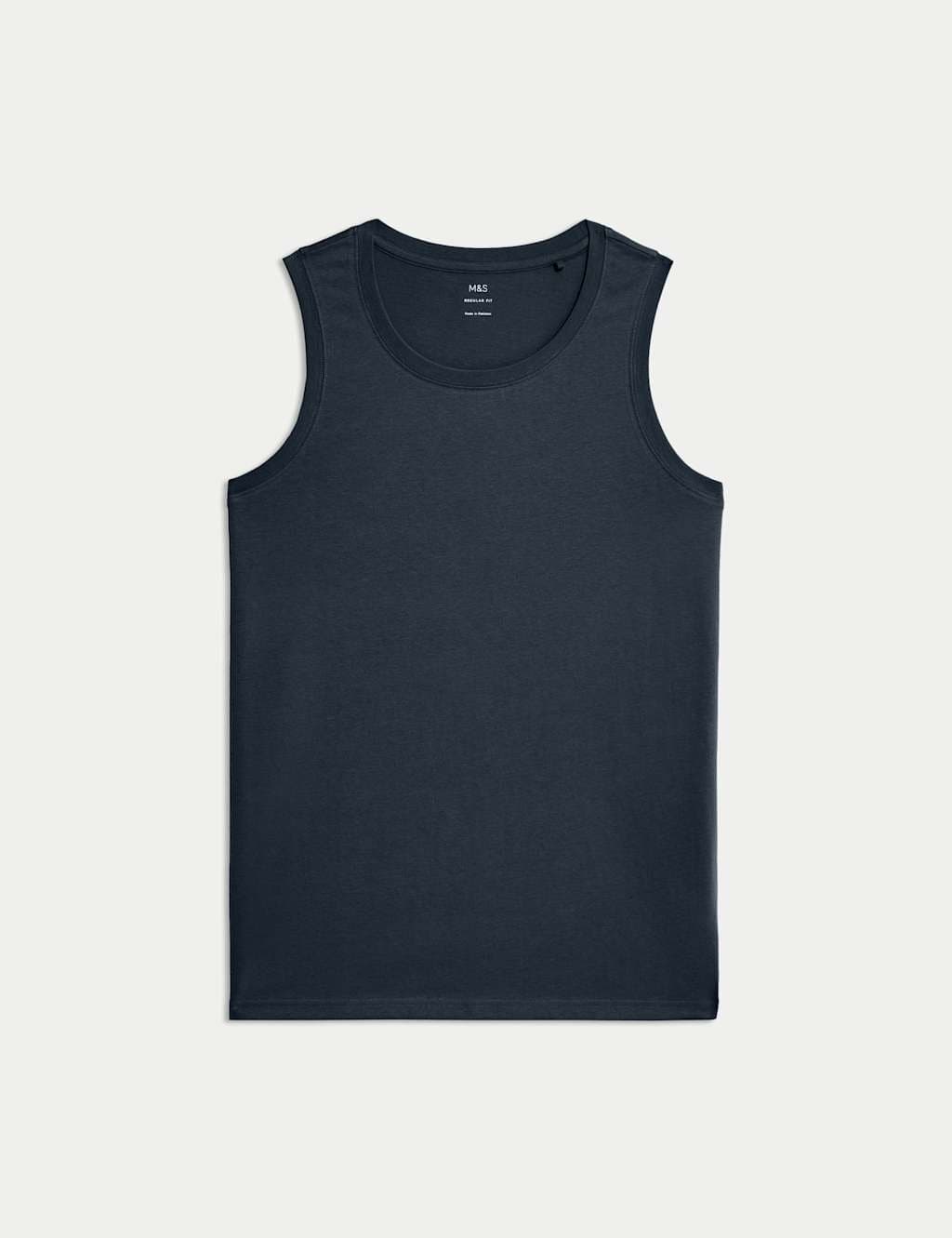 Marks & Spencer M&S Dark Navy Cotton Tank Top