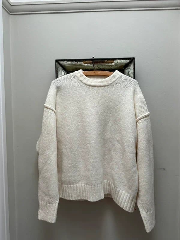 Topshop White Topshop knitted jumper