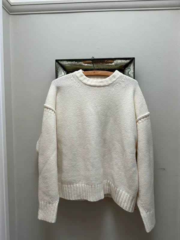 Topshop Cream Knit Jumper