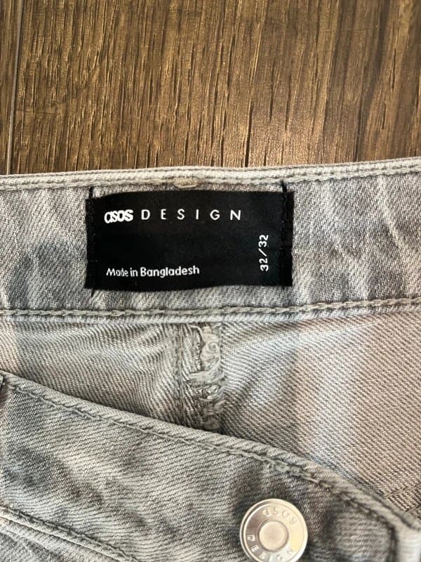 ASOS Design ASOS grey jeans size 32/32