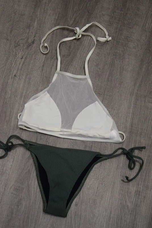 ASOS ASOS & Noisy May halter neck tie side bikini set size 10   k15