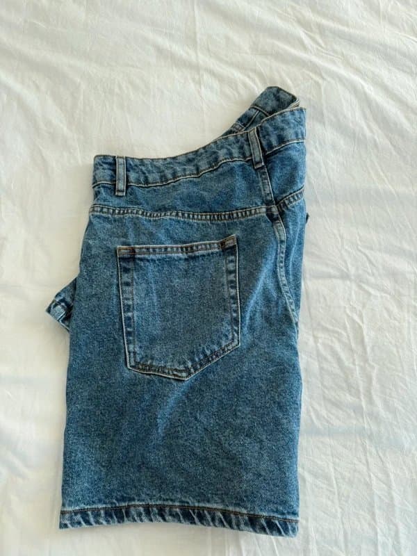 ASOS ASOS denim blue shorts