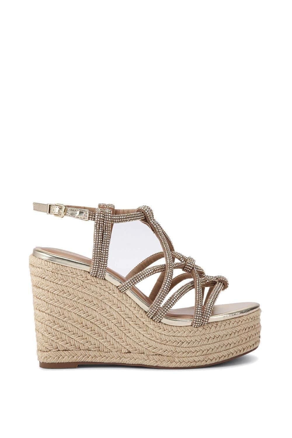 KG Kurt Geiger KG Kurt Geiger Women's 'Perla Wedge' Heels in Gold