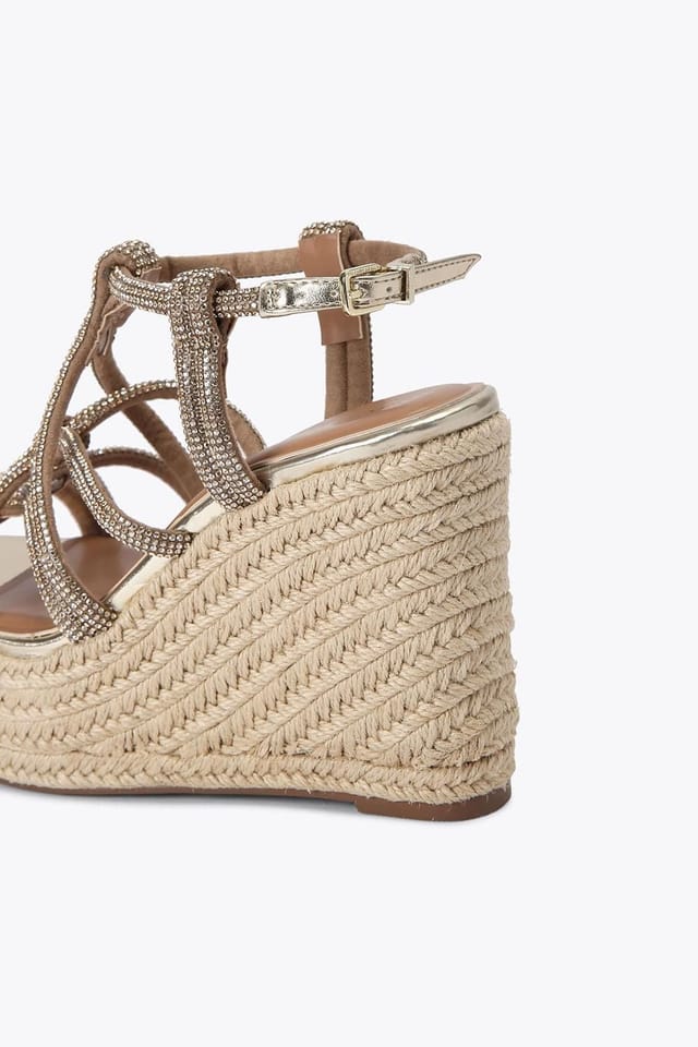 KG Kurt Geiger KG Kurt Geiger Women's 'Perla Wedge' Heels in Gold - 3