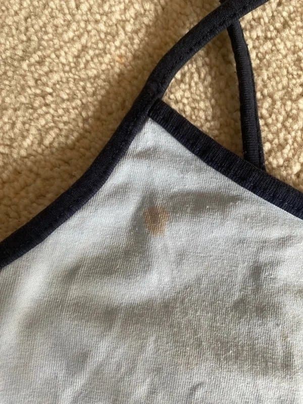 Bershka size L blue contrast cami bershka