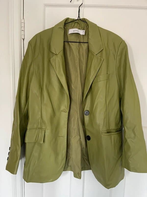 Bershka Olive Green Blazer