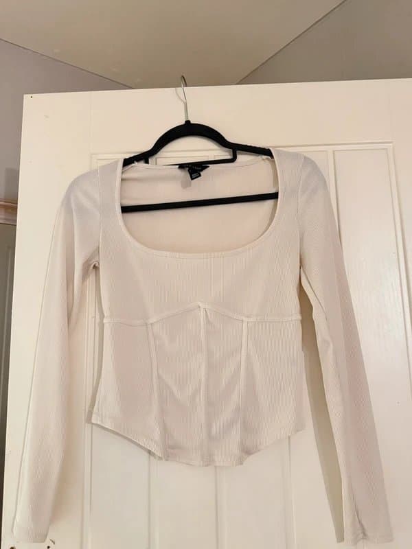 New Look White/Cream New Look Corset Top