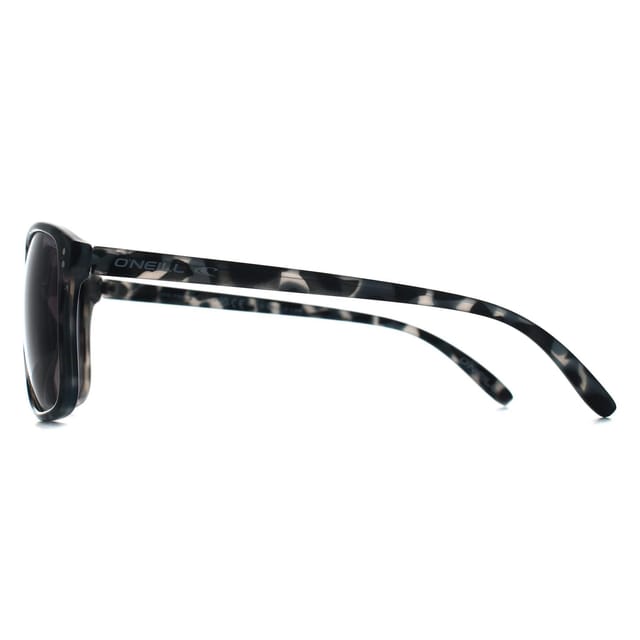 ONeill O'Neill Women's Square Black Tortoise Grey Gradient Polarized Praia - 3