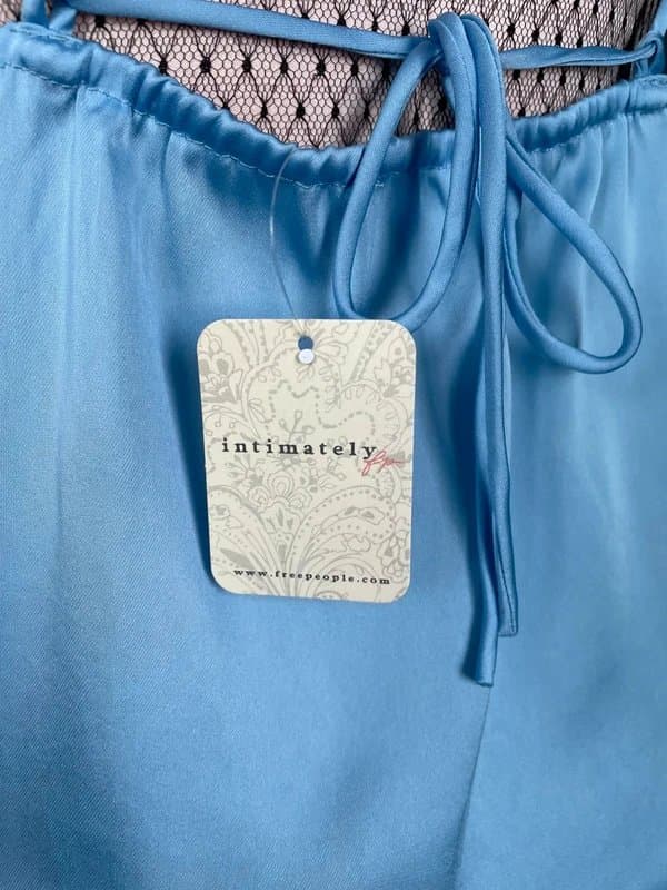 Free People Free people Spring Fling baby blue mini dress small