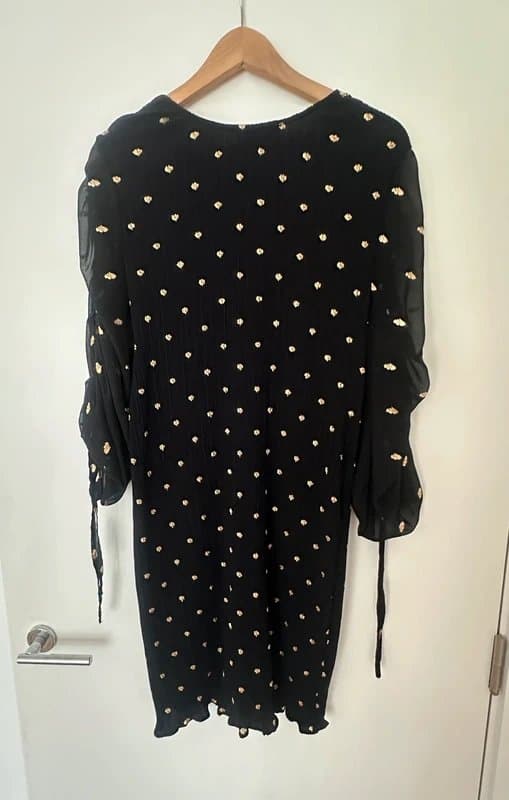 Never Fully Dressed Never Fully Dressed black & gold dress size 10 BNWT