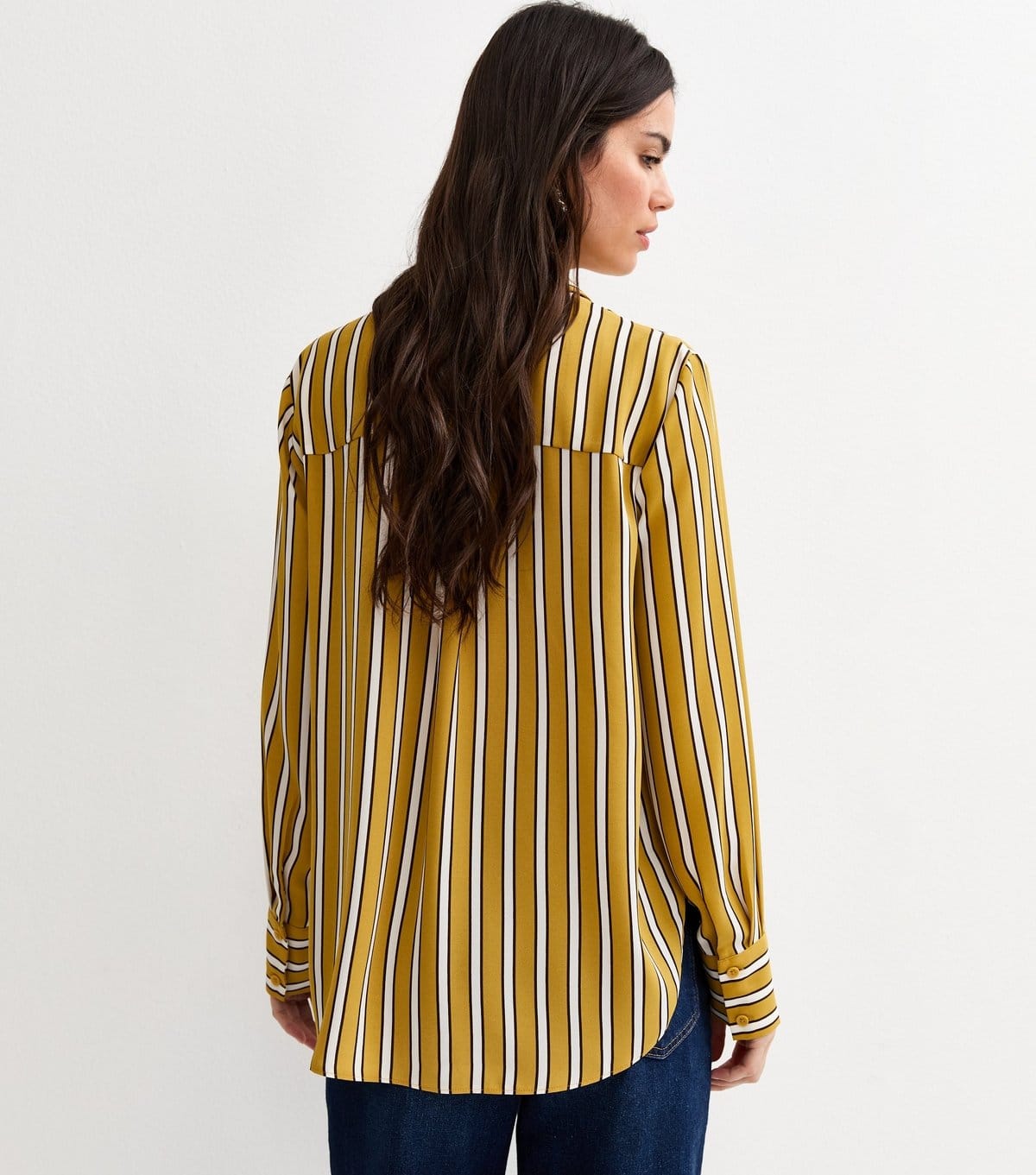 New Look Women's Green Striped Claire Shirt New Look - 4