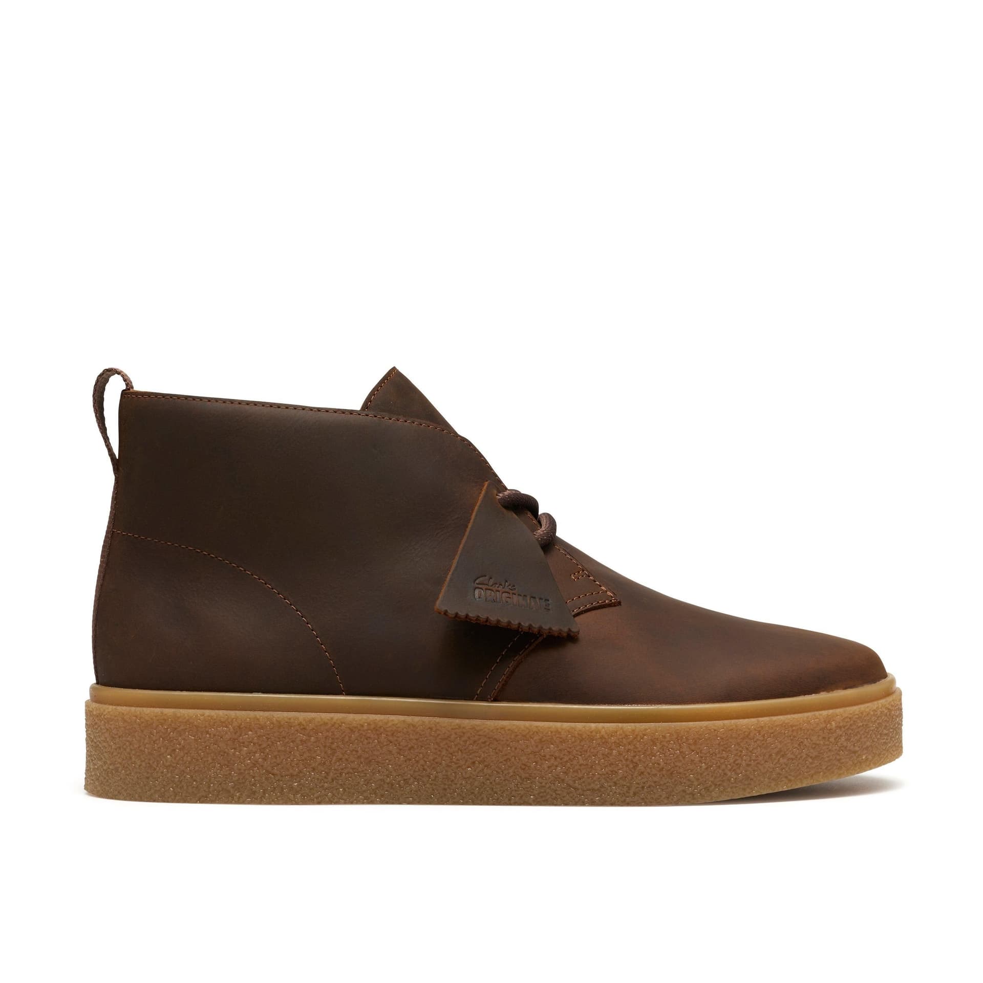 Clarks Clarks Men's Boxbee Desert Beeswax Desert Boots, Lace Up in Brown