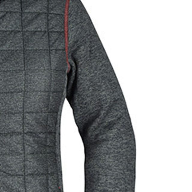 James and Nicholson James and Nicholson Women's Knitted Hybrid Jacket in Grey - 2