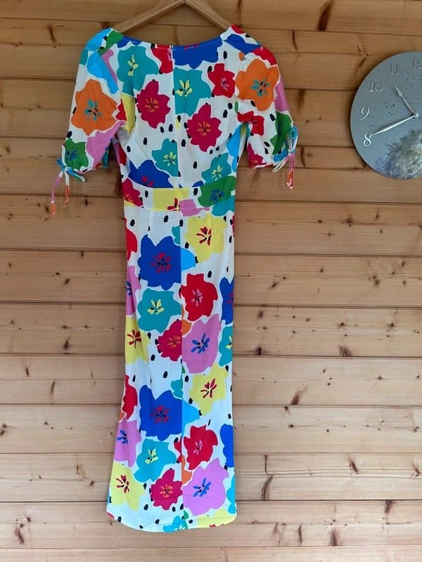 Never Fully Dressed Never Fully Dressed Dotty Multi Floral Dress Bnwt
