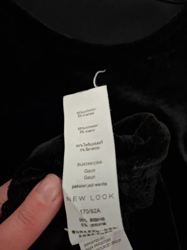 New Look New Look Velvet Cropped Top – Size 12