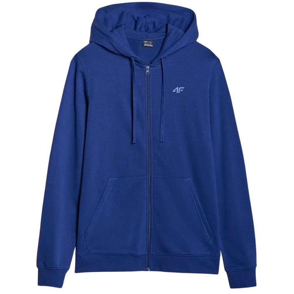 4F 4F Men's WMM00TSWSM1768 Full Zip Hoodie in Navy
