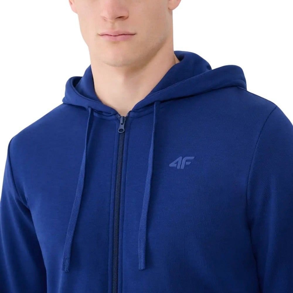 4F 4F Men's WMM00TSWSM1768 Full Zip Hoodie in Navy - 4