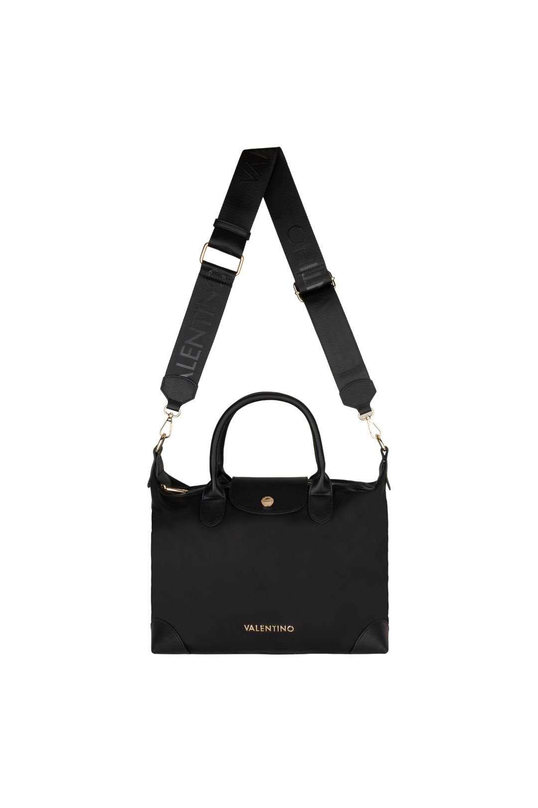 Valentino Bags Valentino Bags Women's Jenny Nylon Tote with Zip Bag Black - 4