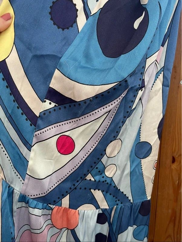Dea Kudibal Dea Kudibal Harper Wisdom Ocean 90% Mulberry Silk Maxi Dress Women’s Size M