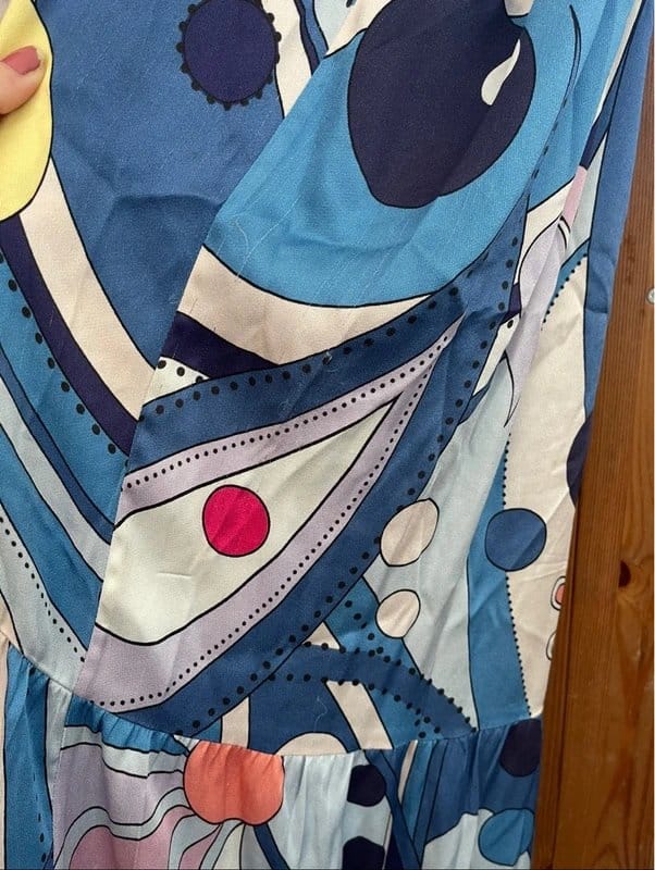 Dea Kudibal Multi-Printed 90% Mulberry Silk Maxi Dress
