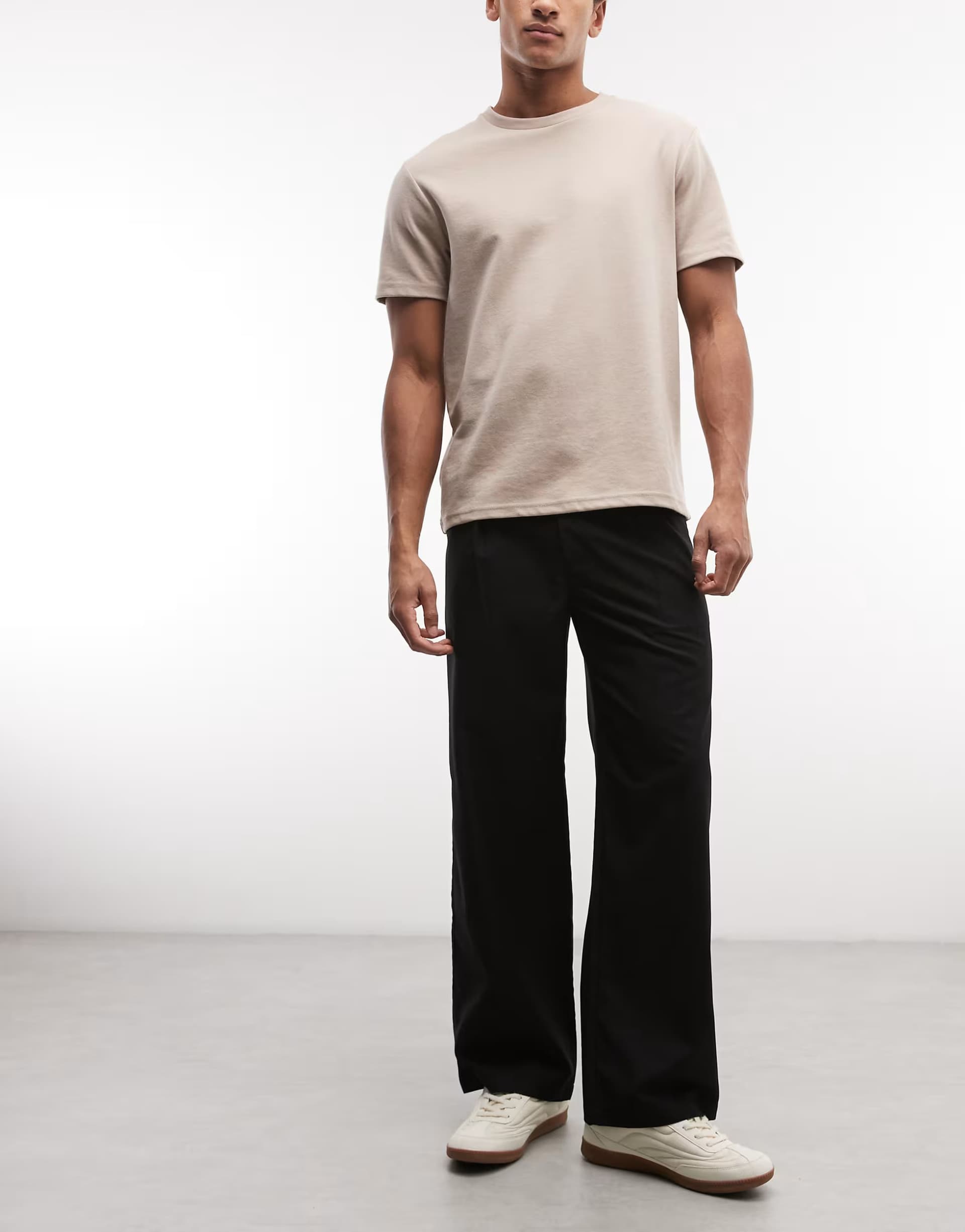 ASOS Prohibited soho pleated vintage pants in black
