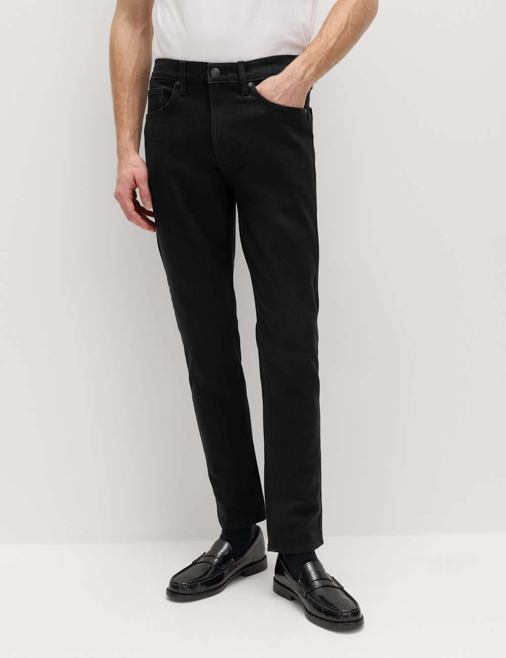 Marks & Spencer M&S Slim Fit Stretch Jeans Black