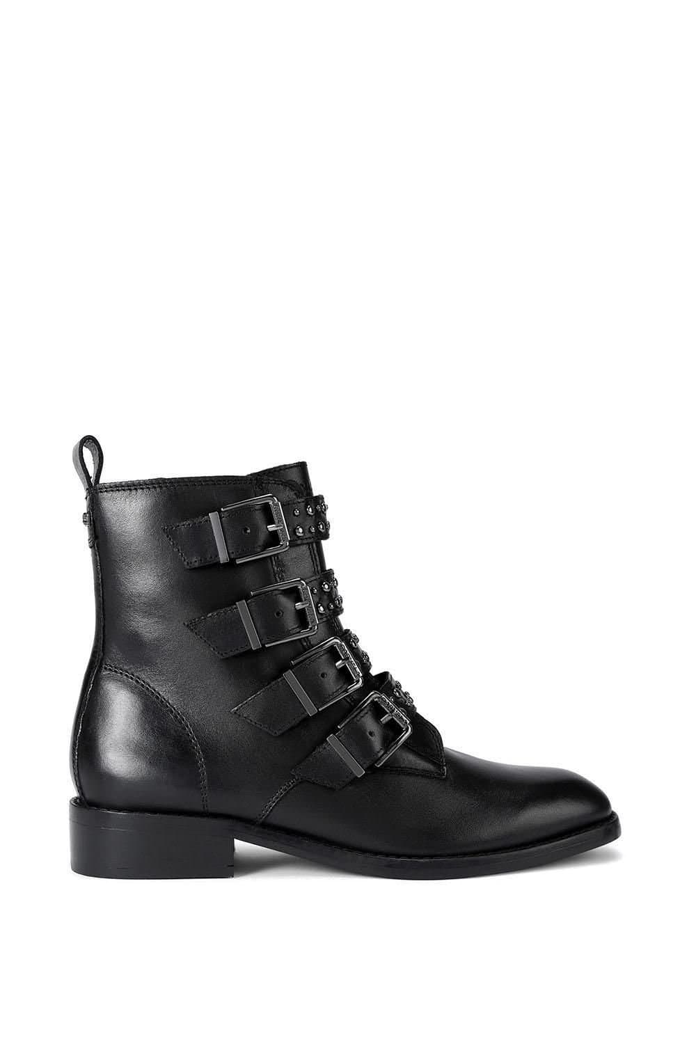 Carvela Carvela Women's 'Studio Strap' Leather Boots in Black
