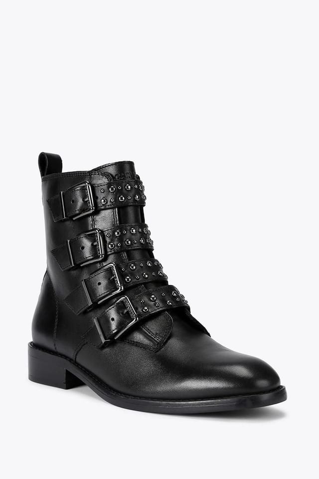 Carvela Carvela Women's 'Studio Strap' Leather Boots in Black - 2
