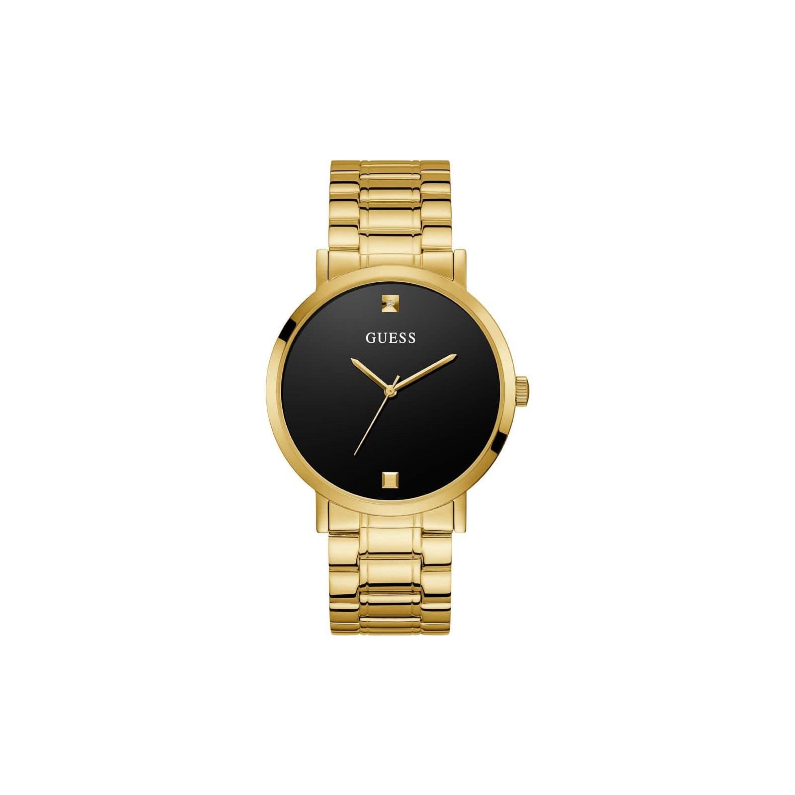 Guess Guess Men's W1315G2 Supernova 44mm Quartz Watch in Gold