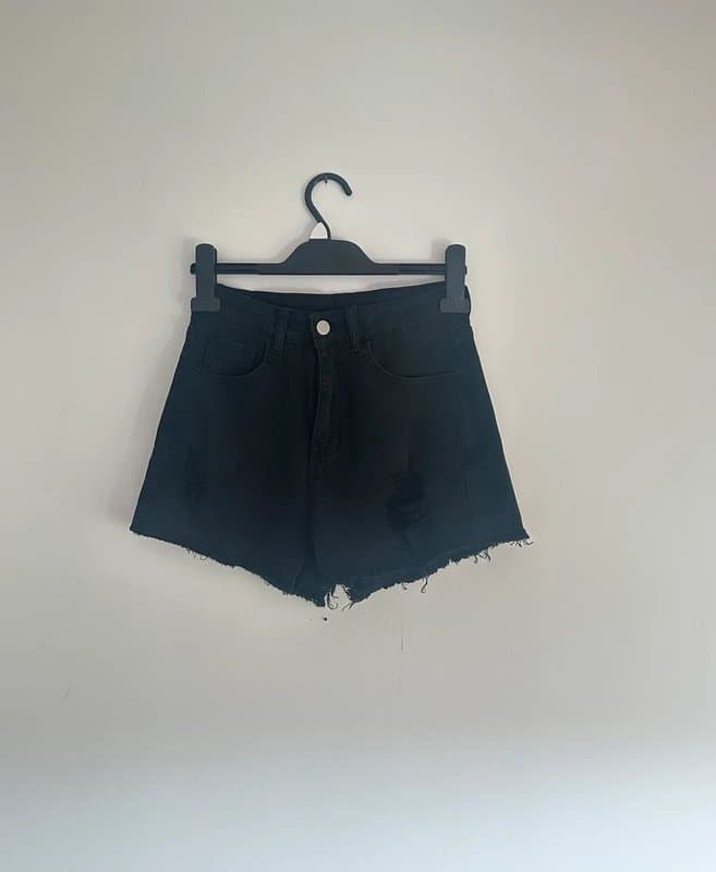 ASOS Black denim shorts