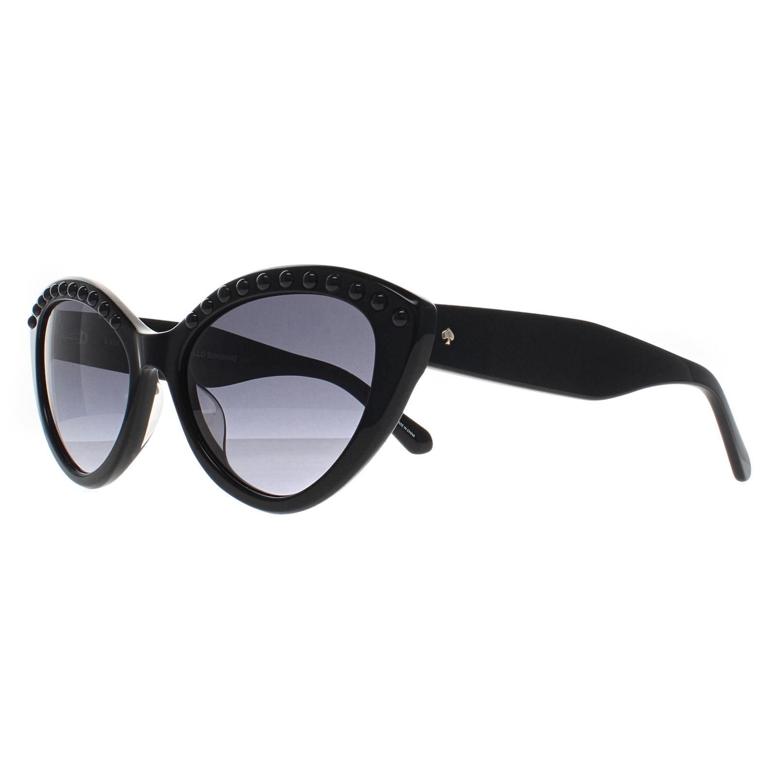 Kate Spade Kate Spade Women's Cat Eye Black Dark Gray Gradient Juni/G/S Pearl - 2