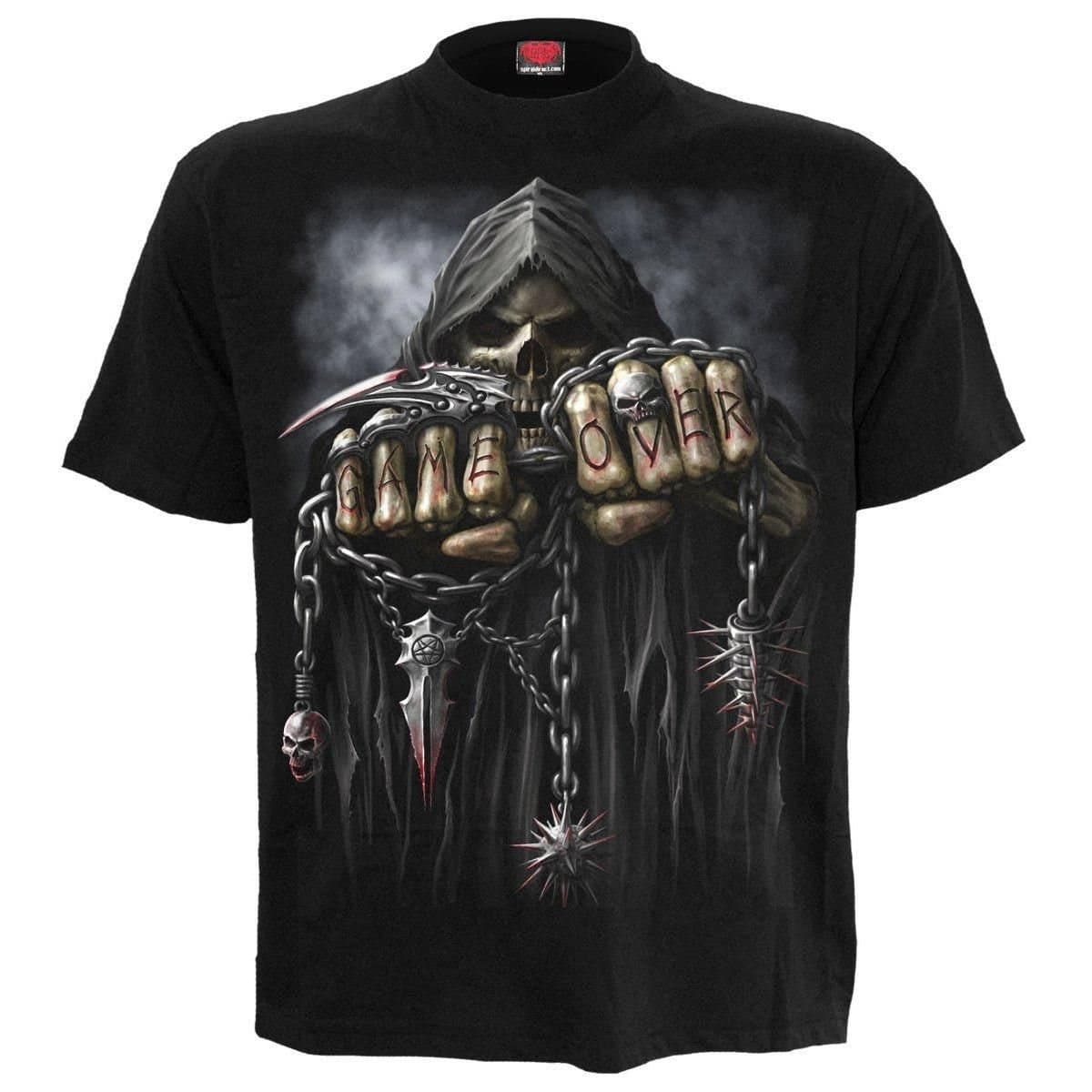 Spiral Spiral Men's GAME OVER - T-Shirt Black