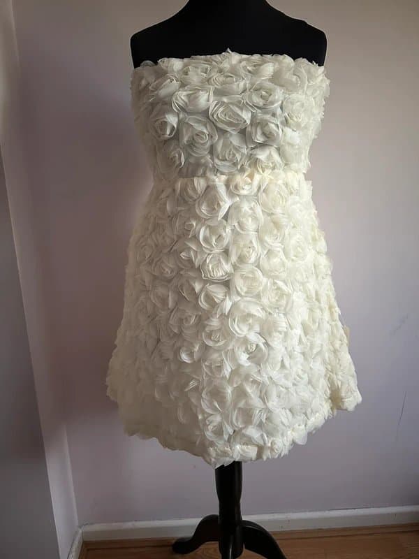 New Look New Look light gold lemon flower dress 12 BNWT