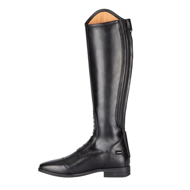 Moretta Moretta Women's Ortona Leather Short Riding Boots in Black - 3