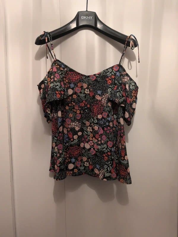 Topshop Floaty Floral-Print 00s Topshop Top