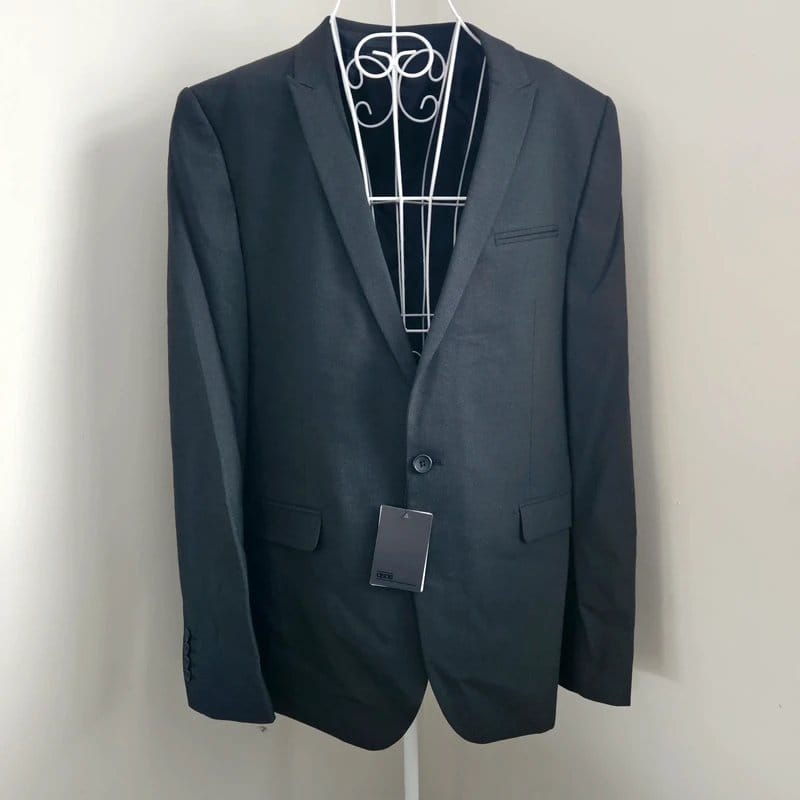 ASOS Design Grey Suit Jacket Blazer UK46